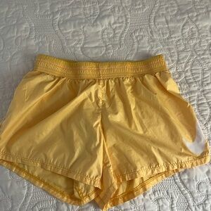 Nike, Yellow Shorts, Size Small